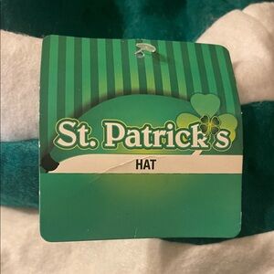 St. Patrick's Green and White Hat